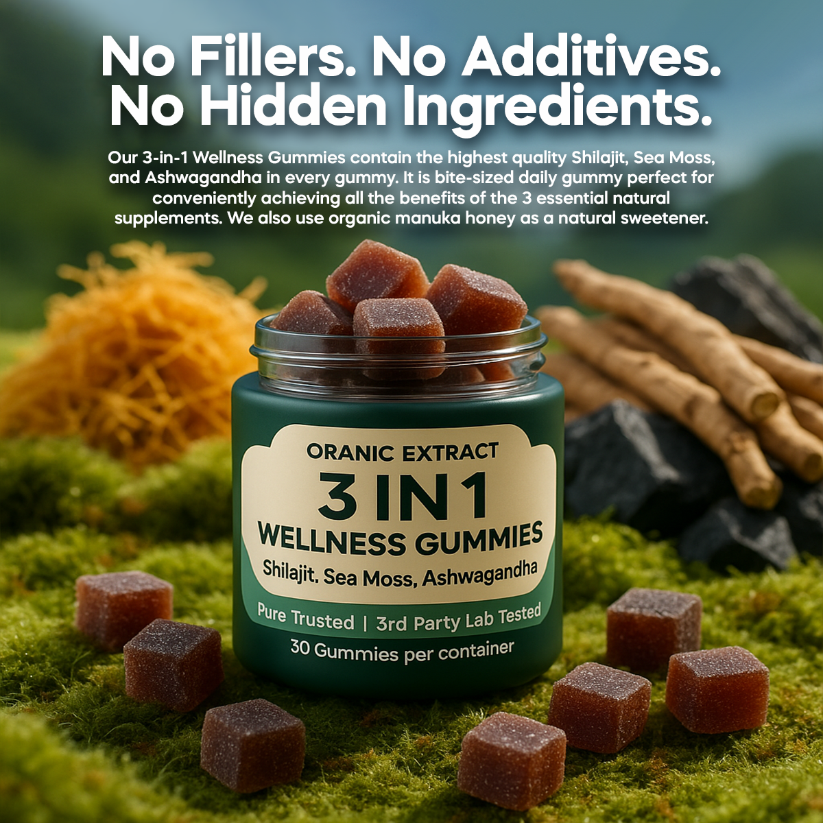 ORANIC EXTRACT® 3-in-1 Wellness Gummies