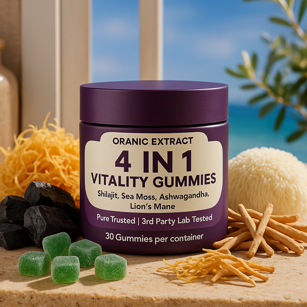 ORANIC EXTRACT® 4-in-1 Vitality Gummies