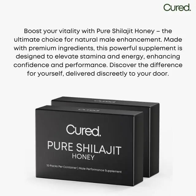 CURED® Pure Shilajit Honey Organic Extract